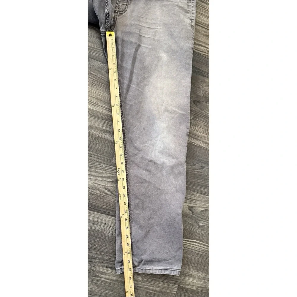 workwear Distressed Faded Rugged Gray pants Utility 36x32 Grunge Blue Collar Y2K - Picture 5 of 12